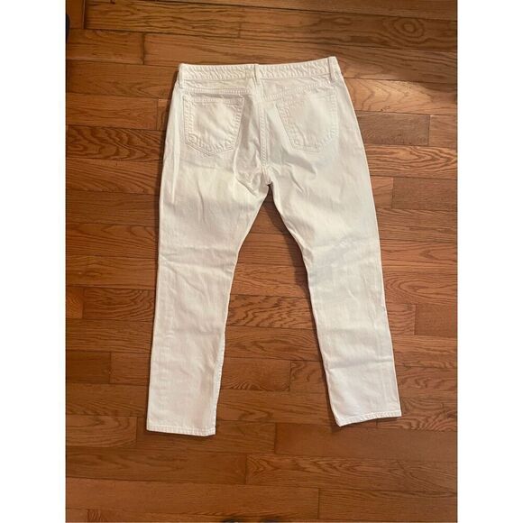 Frame Le Garçon White Denim Jeans - Picture 5 of 5